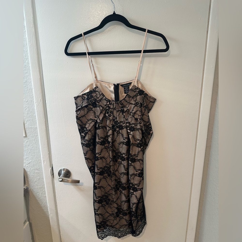 Moda International Black and Cream Dress